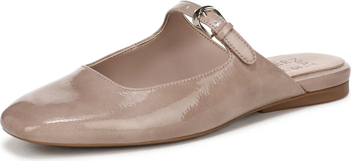 Warm Taupe Patent Faux Leather