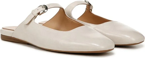 Naturalizer Womens Apple Slip On Mary Jane Mule Porcelain White 12 M - Image 2