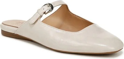 Naturalizer Womens Apple Slip On Mary Jane Mule Porcelain White 12 M