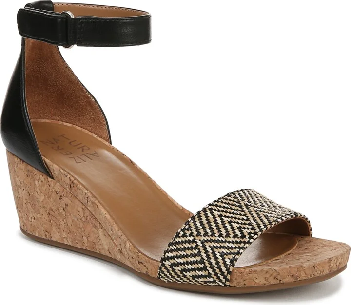Black,tan Woven Raffia,faux Leather