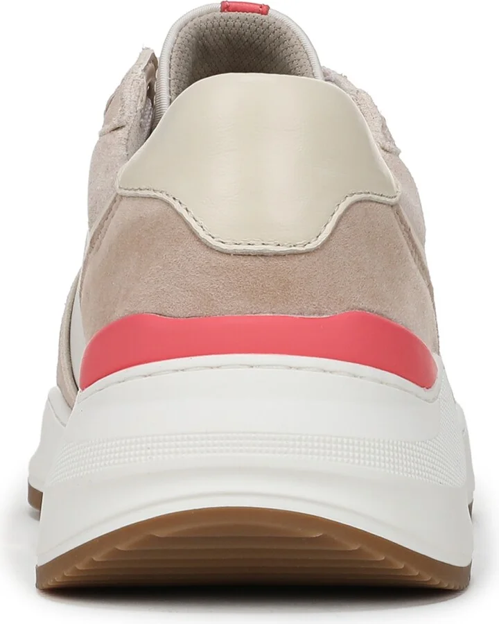 Naturalizer Women's Blossom Round Toe Lace Up Wedge Sneakers - Warm White/Black Leather - Image 11