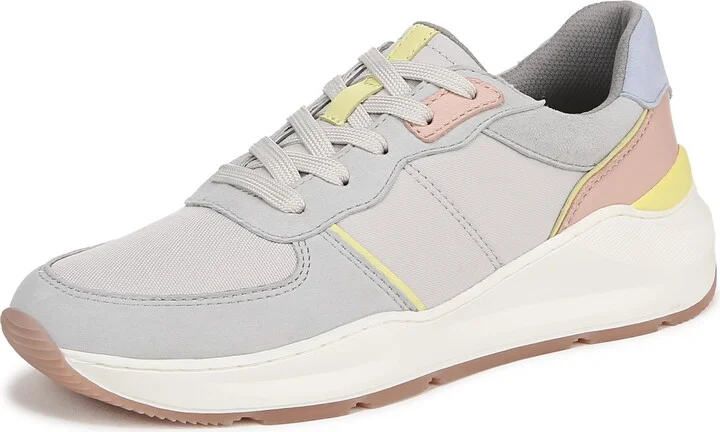 Naturalizer Womens Blossom Sneaker Mist Grey Multi Leather 8.5 W