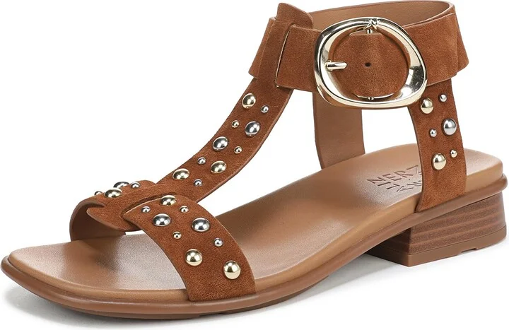 Dark Chestnut Stud Suede