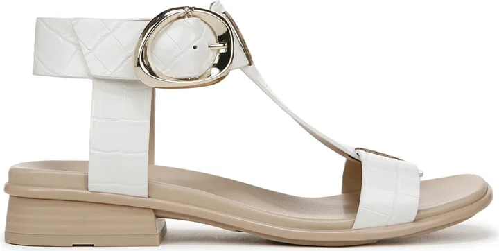 Naturalizer Women's Brandy T-Strap Stacked Low Block Heel Sandals - Image 6