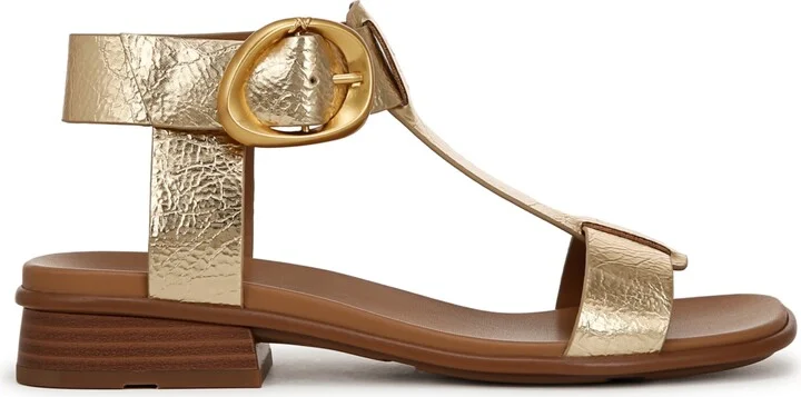 Naturalizer Women's Brandy T-Strap Stacked Low Block Heel Sandals - Image 10