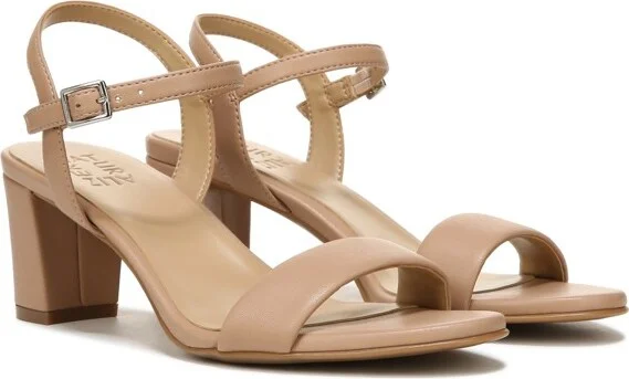 Naturalizer Women's Bristol Sandal Animal Print Cheetah Patent 7 M - Image 4