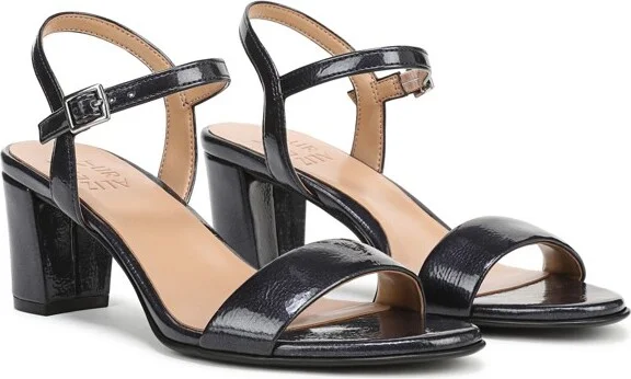 Naturalizer Women's Bristol Sandal Animal Print Cheetah Patent 7 M - Image 6