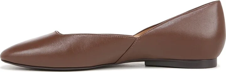 Naturalizer Women's Cody Ballet Flat Cocoa Brown Leather 5 M