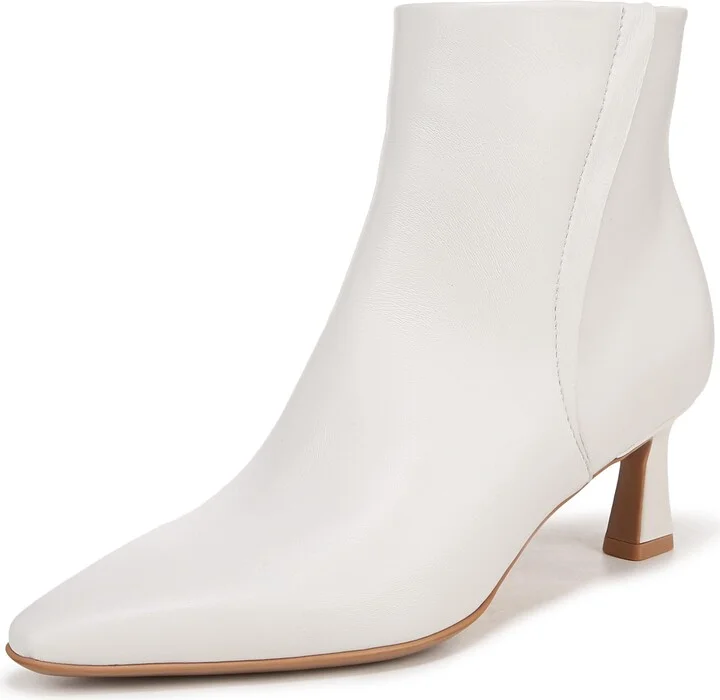 Naturalizer Women's Deesha Bootie Ankle Boot Warm White Leather 7 W