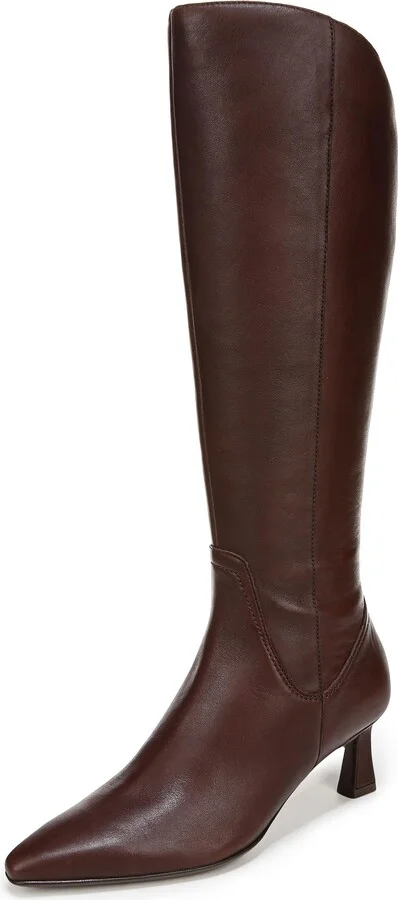 Naturalizer Womens Deesha Fashion Boot Chocolate Bar Leather 10 WW