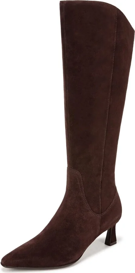 Mahogany Brown Suede