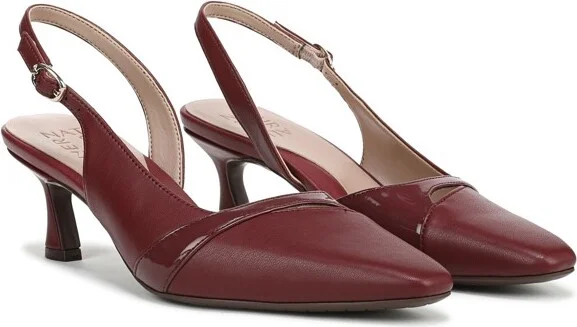 Naturalizer Women's Emilia Slingback Pump Soft Milk 9 M - Image 3