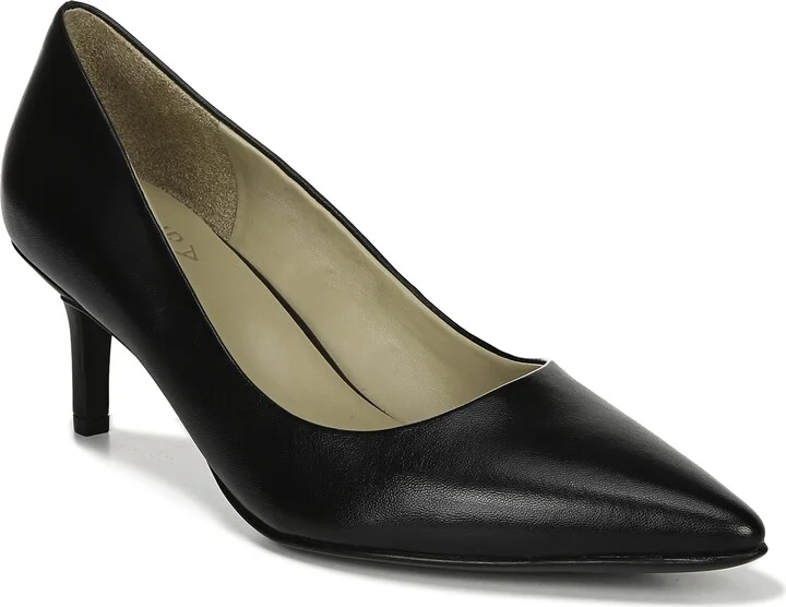 Naturalizer Womens Everly Pump Black Leather 7.5 N