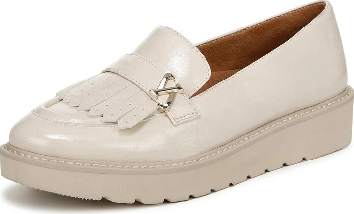 Naturalizer Womens Expert Slip On Loafer Porcelain White 5.5 M