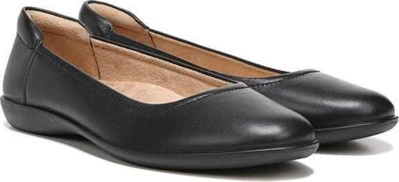 Naturalizer Women's Flexy Ballet Flat Black Leather 8.5 N - Image 2