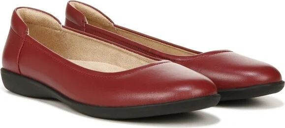 Naturalizer Women's Flexy Ballet Flat Black Leather 8.5 N - Image 3