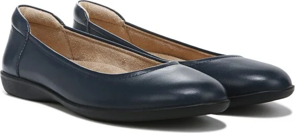 Naturalizer Women's Flexy Ballet Flat Black Leather 8.5 N - Image 4