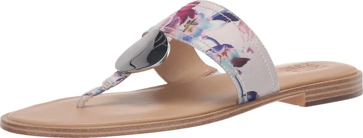 Naturalizer Womens Frankie Pink Floral Thongs 6 W