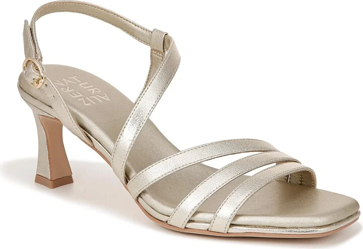 Naturalizer Women's Galaxy Heeled Sandal Champagne 12 W