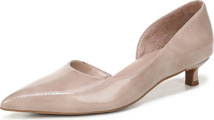 Naturalizer Women's Gallent Pump Warm Taupe Patent 7.5 W