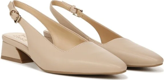 Naturalizer Womens Ginger Snip Toe Slingbacks Barely Nude 6.5 M - Image 2