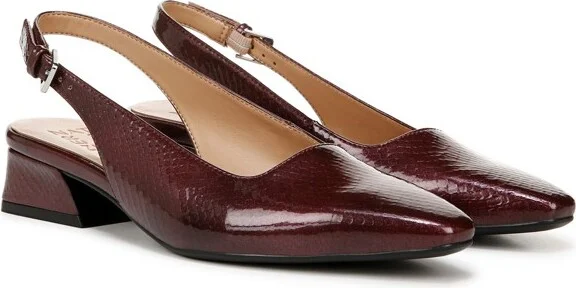 Naturalizer Womens Ginger Snip Toe Slingbacks Barely Nude 6.5 M - Image 6