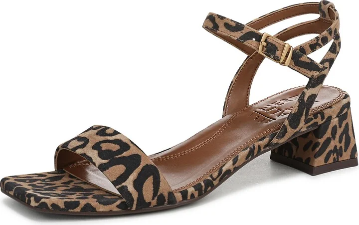 Dark Brown Leopard Suede