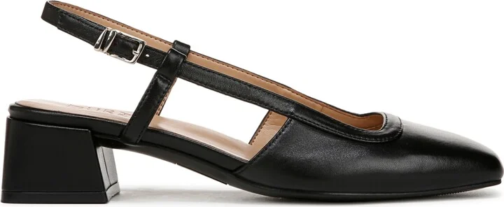 Naturalizer Women's Harper Block Heel Square Toe Slingback Pumps - Image 10