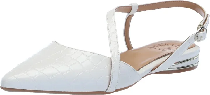 Warm White Faux Croco