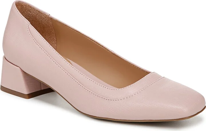 Naturalizer Women's Huntley Square Toe Block Heel Pumps