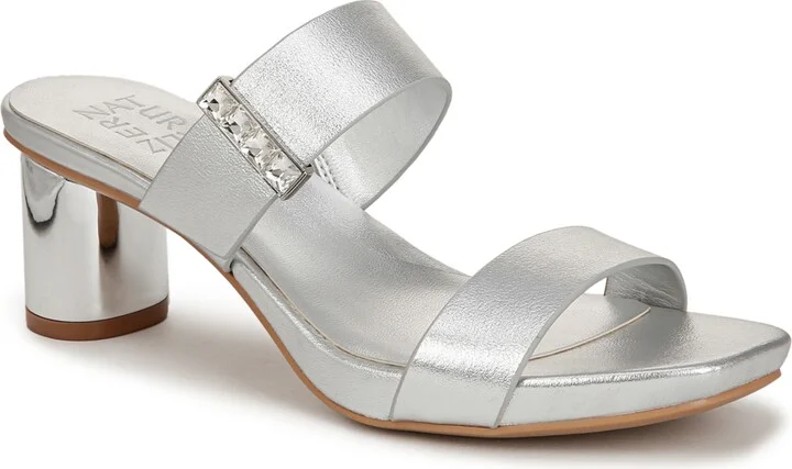 Silver Faux Leather