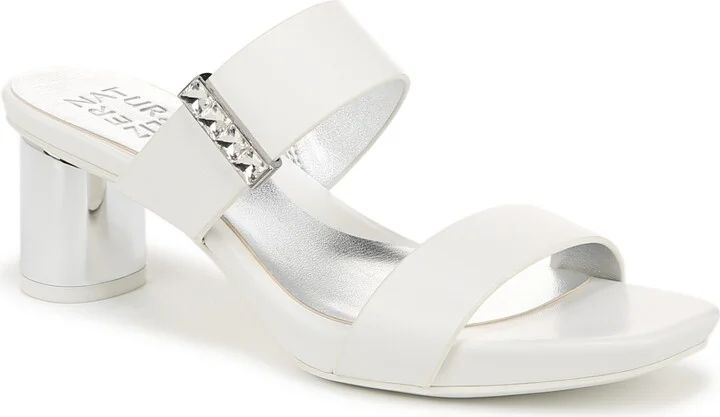Naturalizer Women's Ida 2 Square Open Toe Slide Dress Sandals