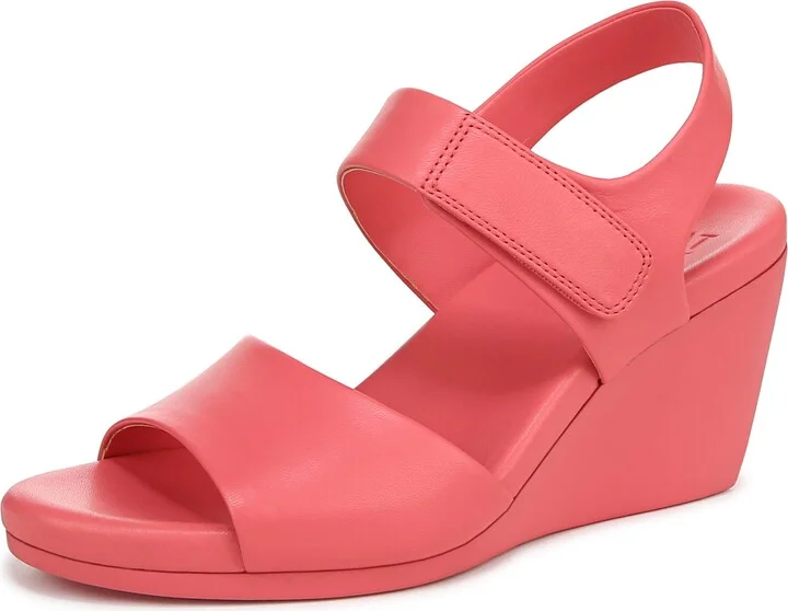 Sunset Coral Leather
