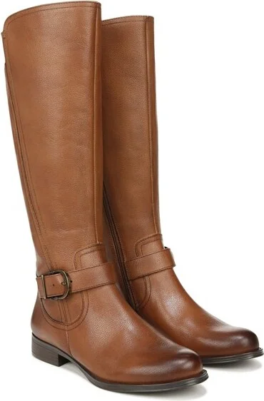 Naturalizer Women's Jaya Fashion Boot Brown Leather 6 W - Image 2