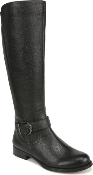 black leather