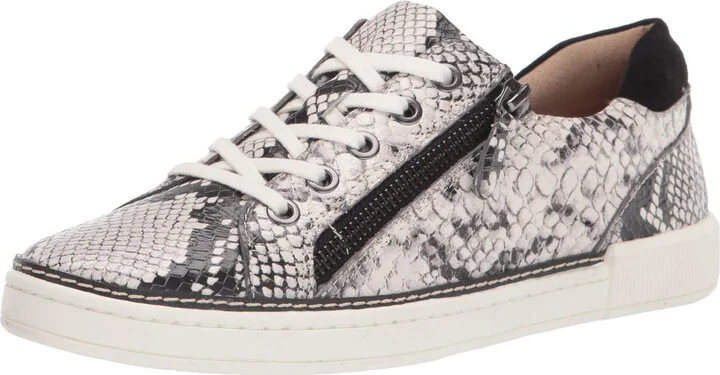Naturalizer Womens Jenni Oxfords Alabaster Snake 10 M