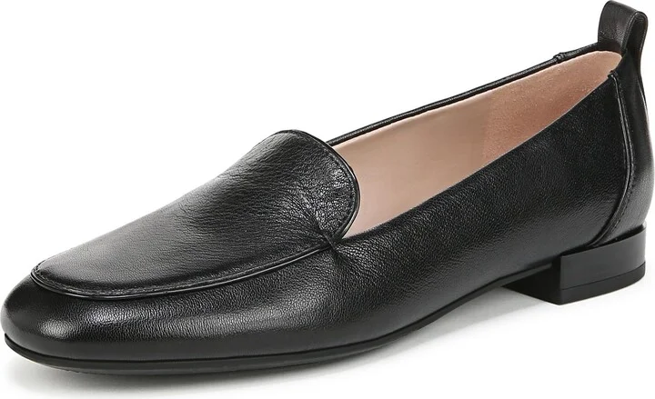 Naturalizer Womens Jordyn Loafer Black Leather 8 W
