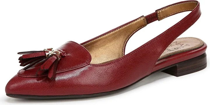 Cranberry Red Leather
