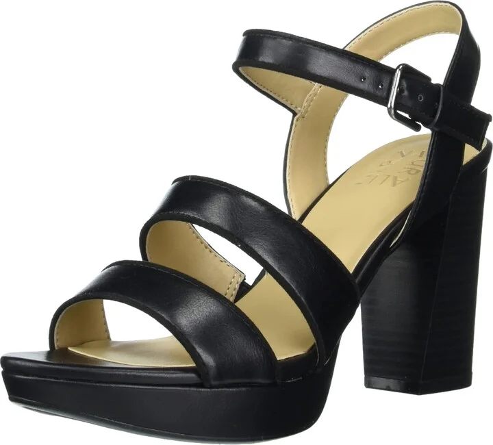 Naturalizer Womens Kamela Sandal Jet Black 11 M