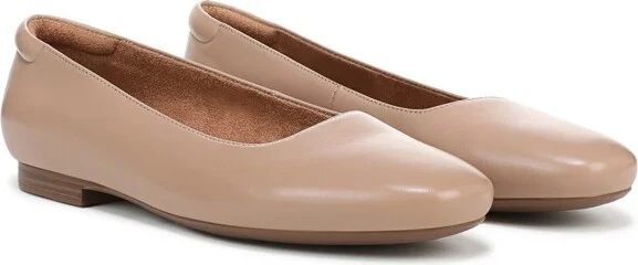 Naturalizer Women's Kelly Ballet Flat Crème Brulee Leather 5.5 M - Image 2