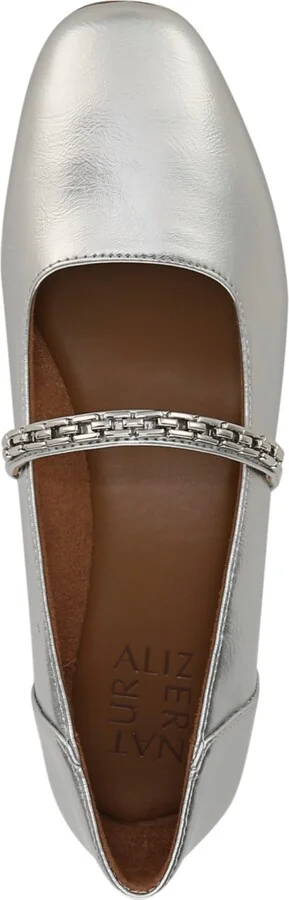 Naturalizer Women's Kelly-Chain Square Toe Mary Jane Flats - Image 3