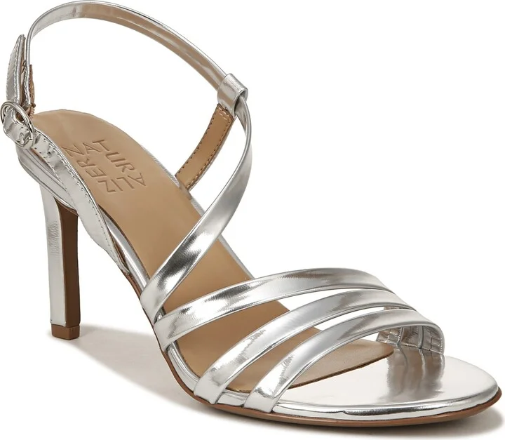 Silver Metallic Leather