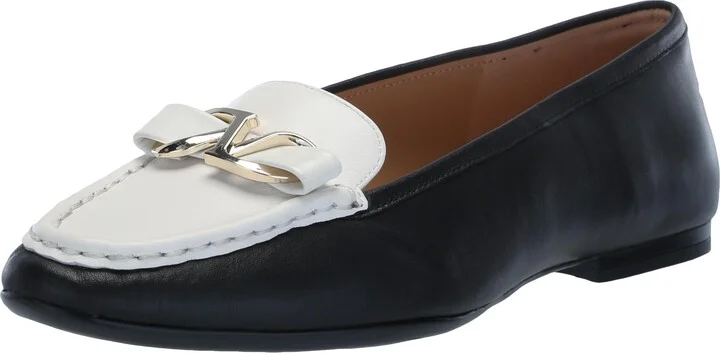 Black/Warm White Leather