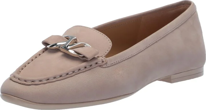 Naturalizer Womens Layla Slip On Loafer Warm Fawn Tan Nubuck 7.5 M