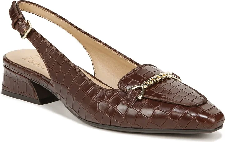 Brown Croc Leather
