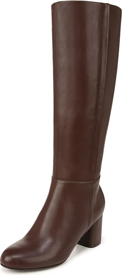 Naturalizer Womens Loving Wide Calf Black Smooth Wide Calf 11 W