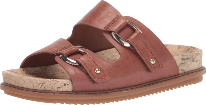Naturalizer Womens Madigan Slide Sandal Brazil Nut 5.5 M