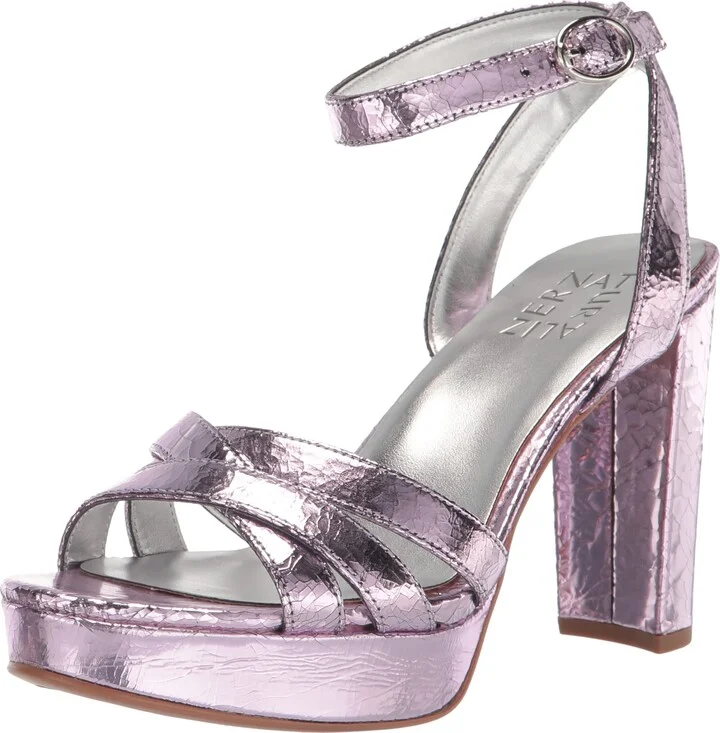 Naturalizer Womens Mallory Ankle Strap Platform Strappy Heeled Sandal