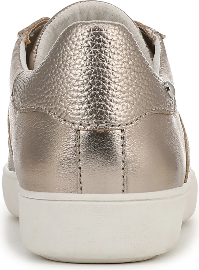 Naturalizer Women's Medina Round Toe Lace Up Sneakers - Warm White/Rose Gold Leather - Image 7