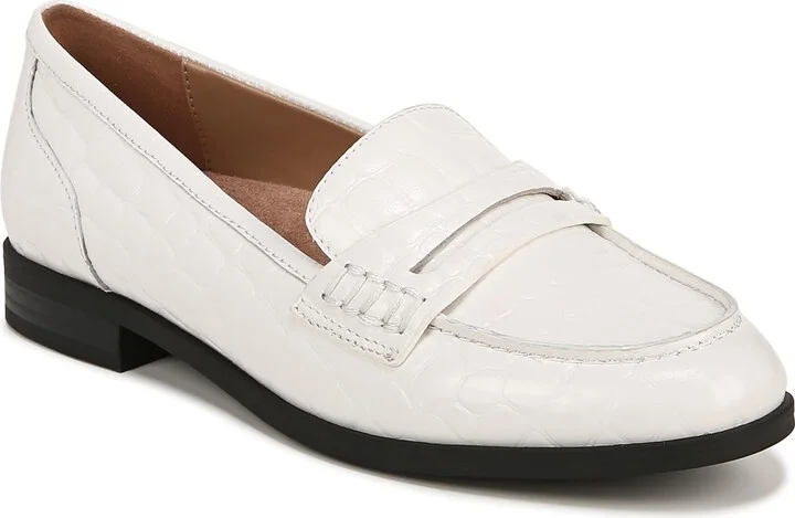 Warm White Croco Leather